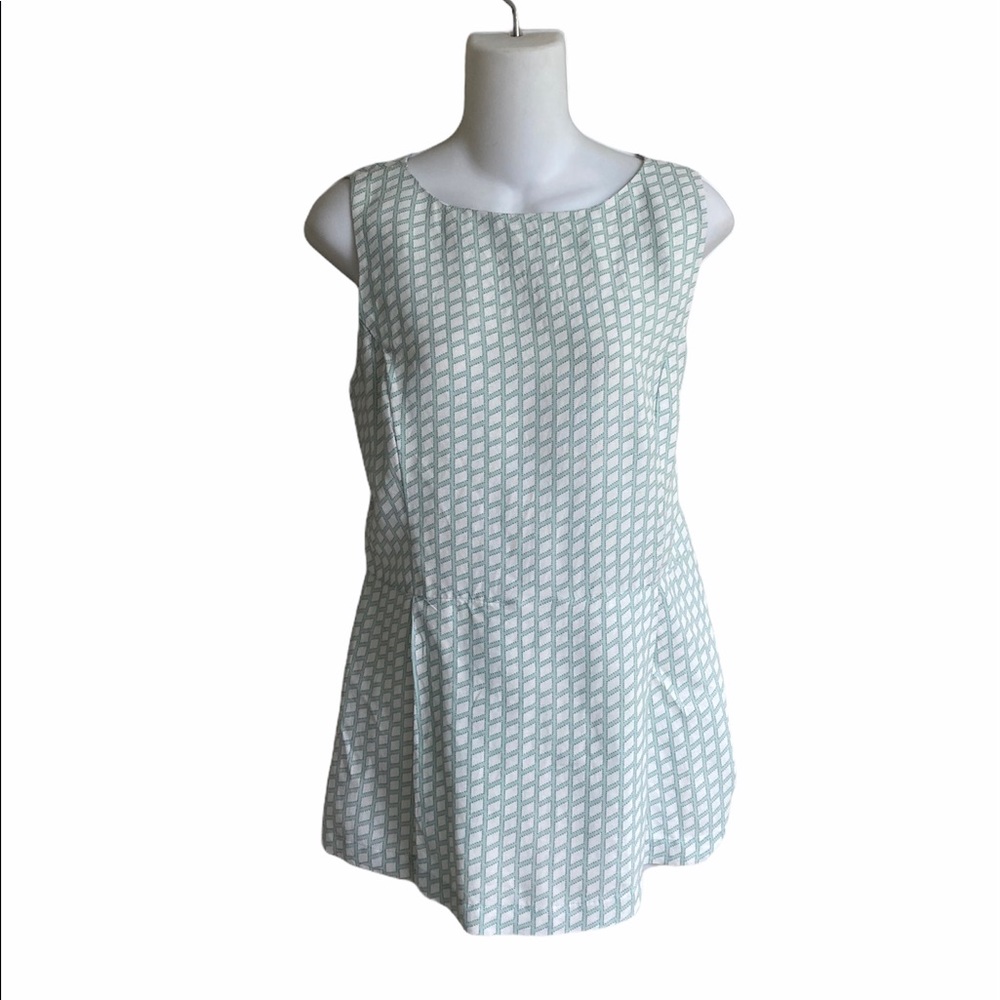 New Ann Taylor Factory Peplum Top Seafoam Cream Small Sleeveless